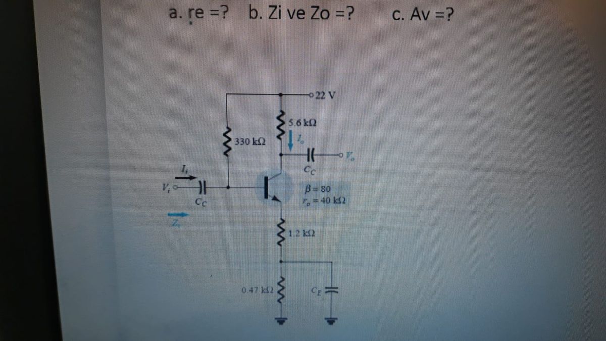 Answered A Re B Zi Ve Zo C Av 22 V Bartleby