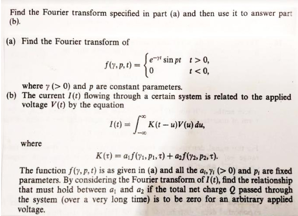 Answered Find The Fourier Transform Specified In Bartleby