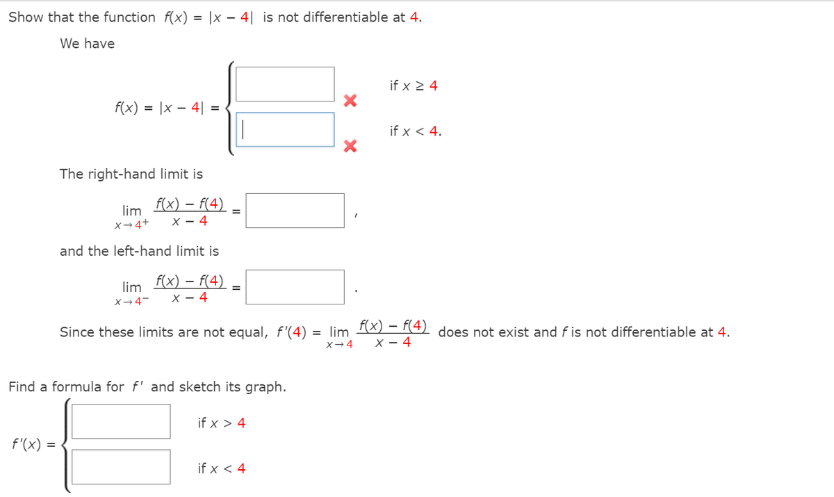 Answered Show That The Function F X X 4 Bartleby