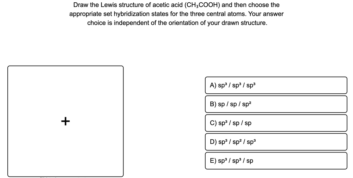 Answered Draw the Lewis structure of acetic acid… bartleby