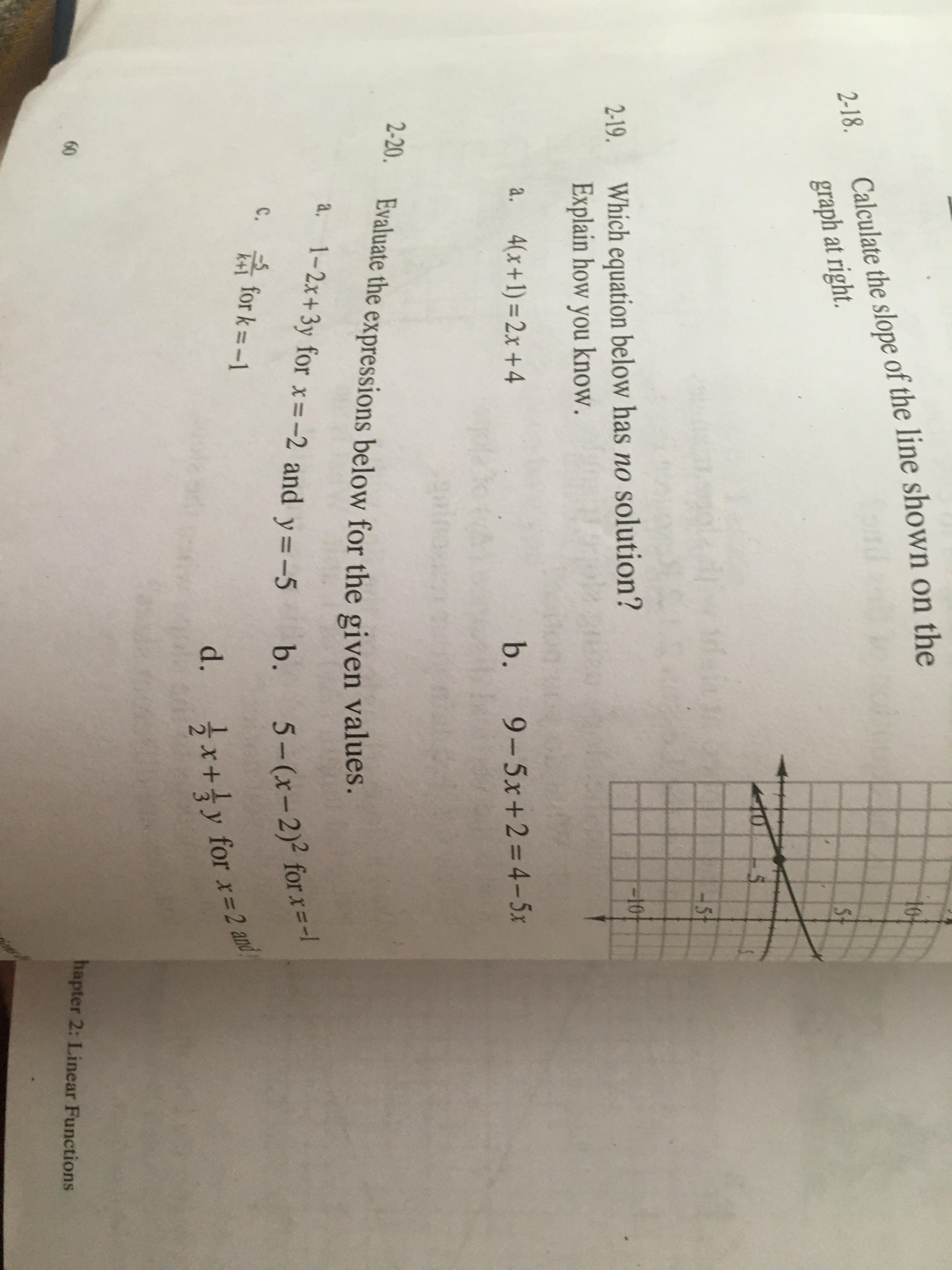 Answered Which Equation Below Has No Solution Bartleby