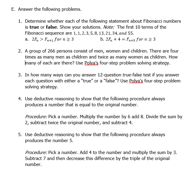 Answered 1 Determine Whether Each Of The Bartleby