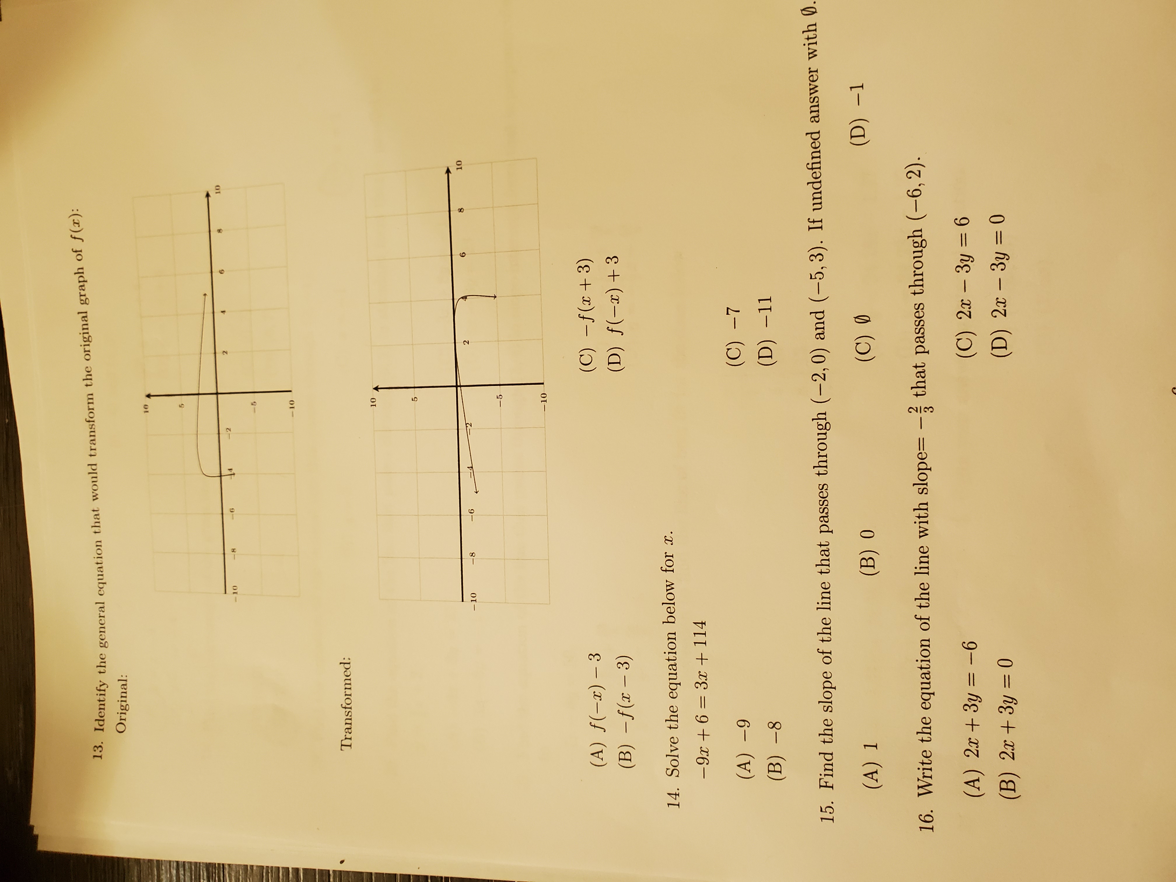 Answered: *o. Identify The General Equation That… 