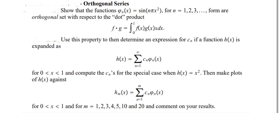 Answered Show That The Functions O X Bartleby