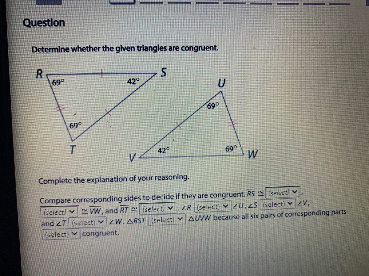 Answered Determine Whether The Given Triangles Bartleby 9712