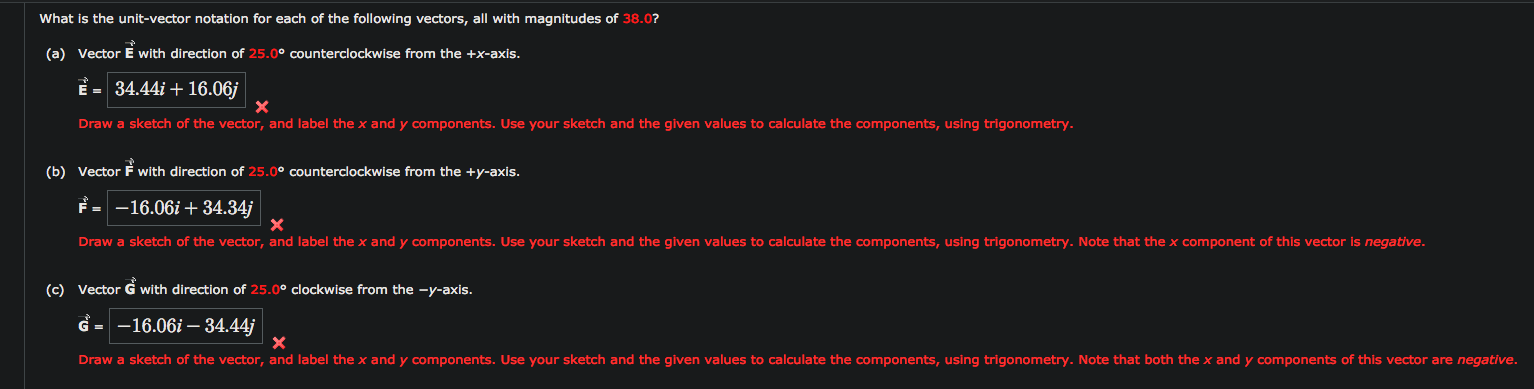 Answered What Is The Unit Vector Notation For Bartleby