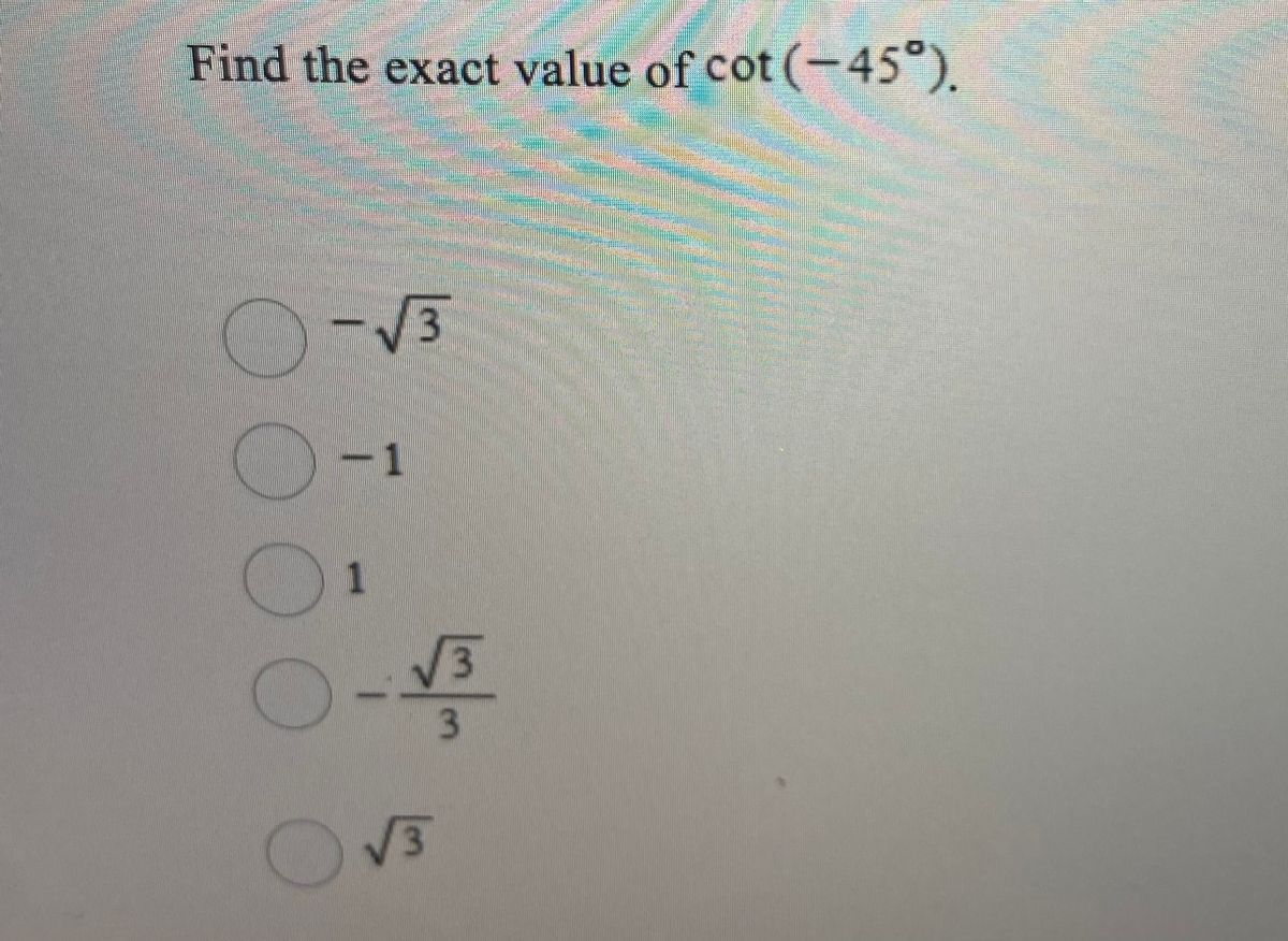 answered-find-the-exact-value-of-cot-45-bartleby