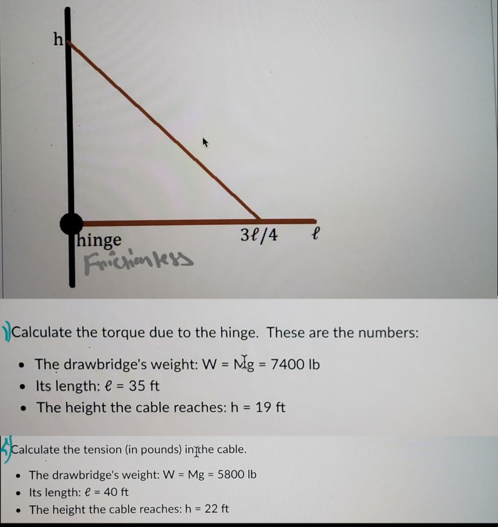 Answered Calculate The Tension In Pounds Inthe Bartleby