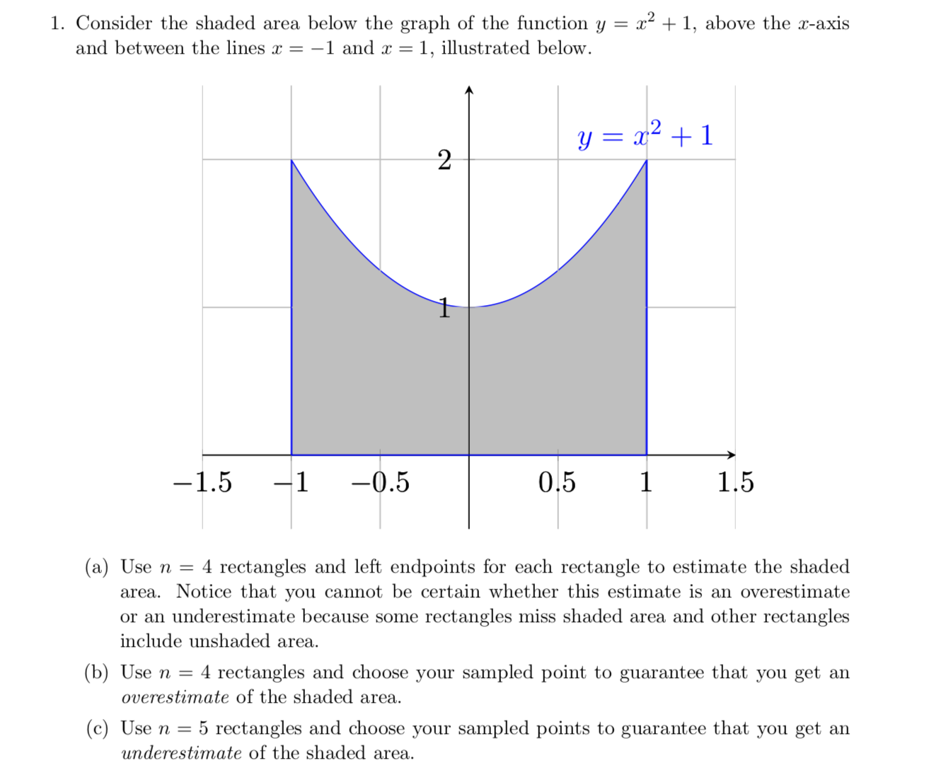 Answered 1 Consider The Shaded Area Below The Bartleby