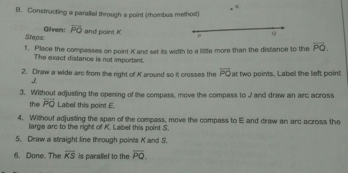 Answered B Constructing A Parallel Through A Bartleby