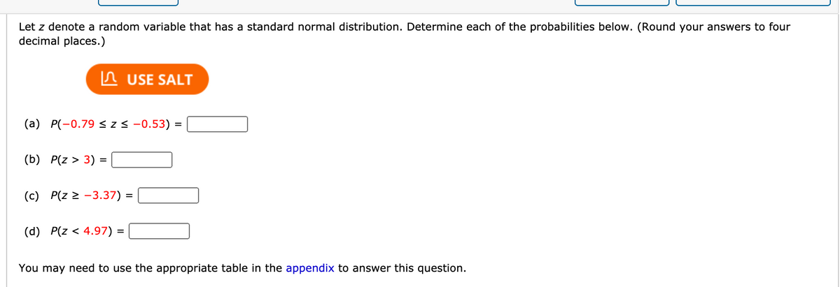 Answered Let Z Denote A Random Variable That Has Bartleby