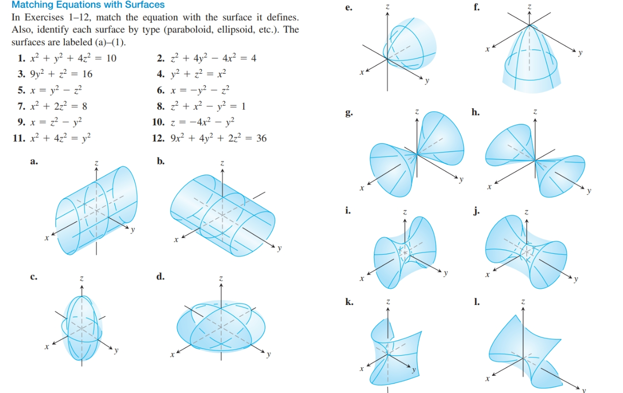 Answered Matching Equations With Surfaces In Bartleby