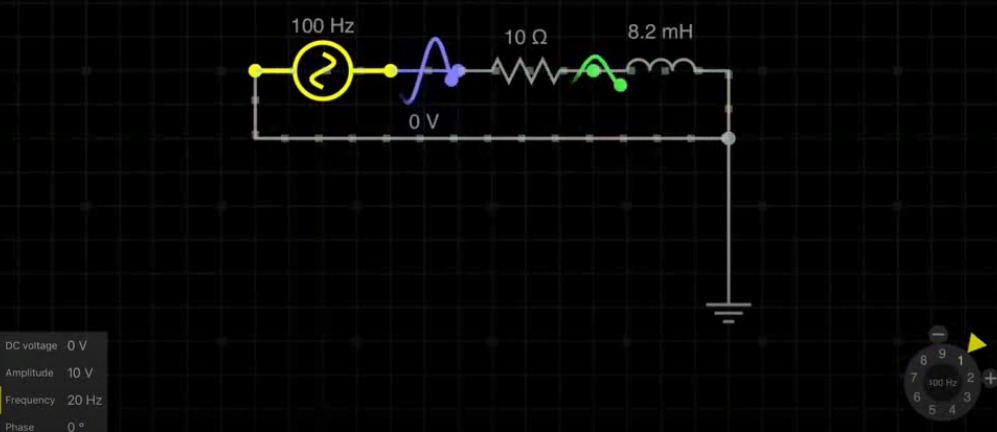 Answered 100 Hz 8 2 Mh 10 Q Ov Dc Voltage 0 V Bartleby