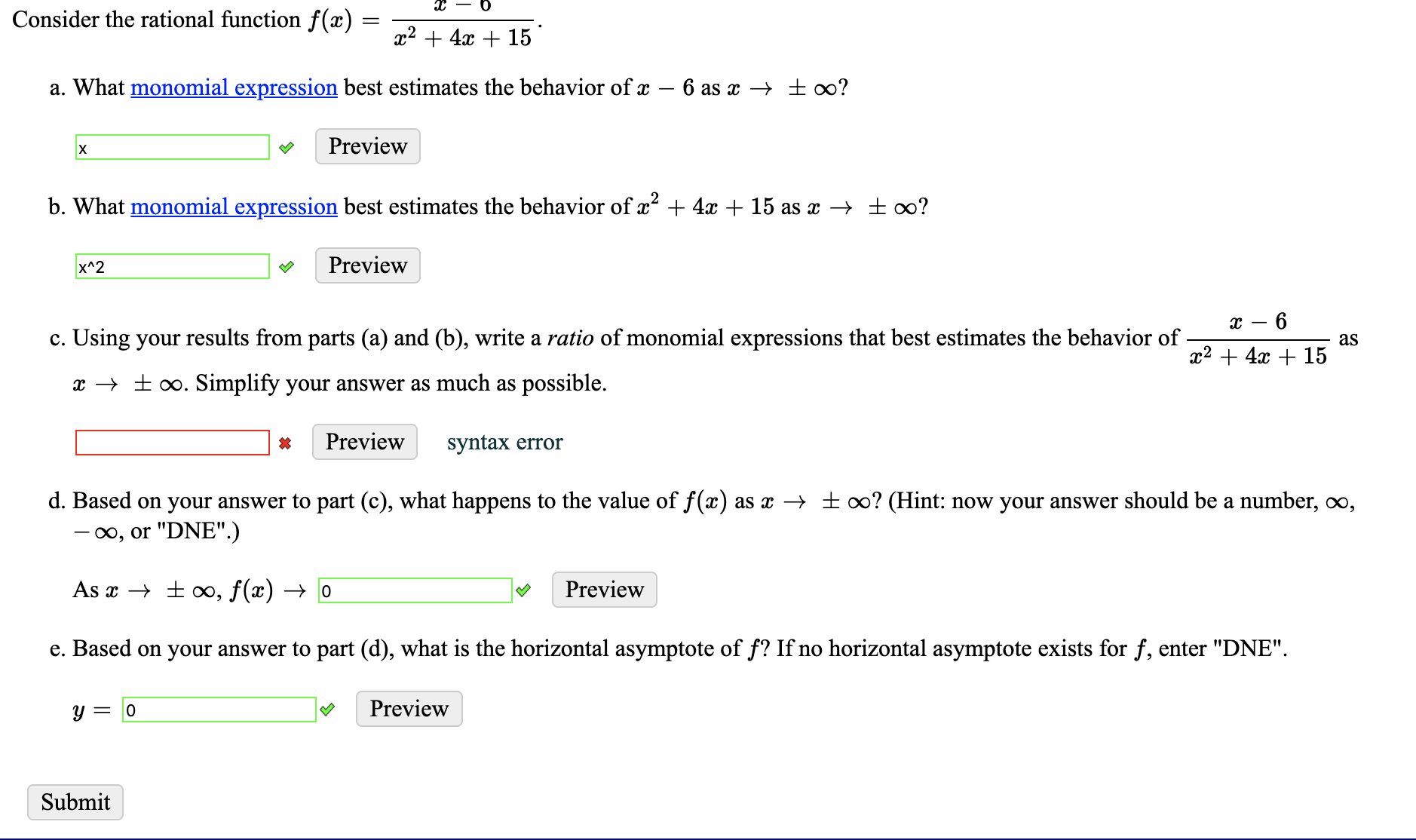 Answered Consider The Rational Function F X Bartleby