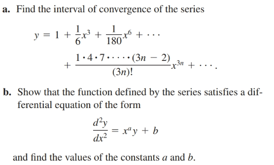 Answered A Find The Interval Of Convergence Of Bartleby 5606