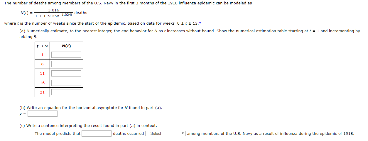 Answered The Number Of Deaths Among Members Of Bartleby