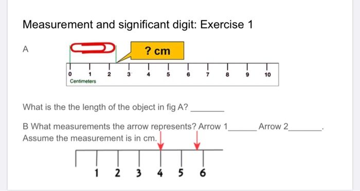 Answered: Measurement and significant digit:… | bartleby