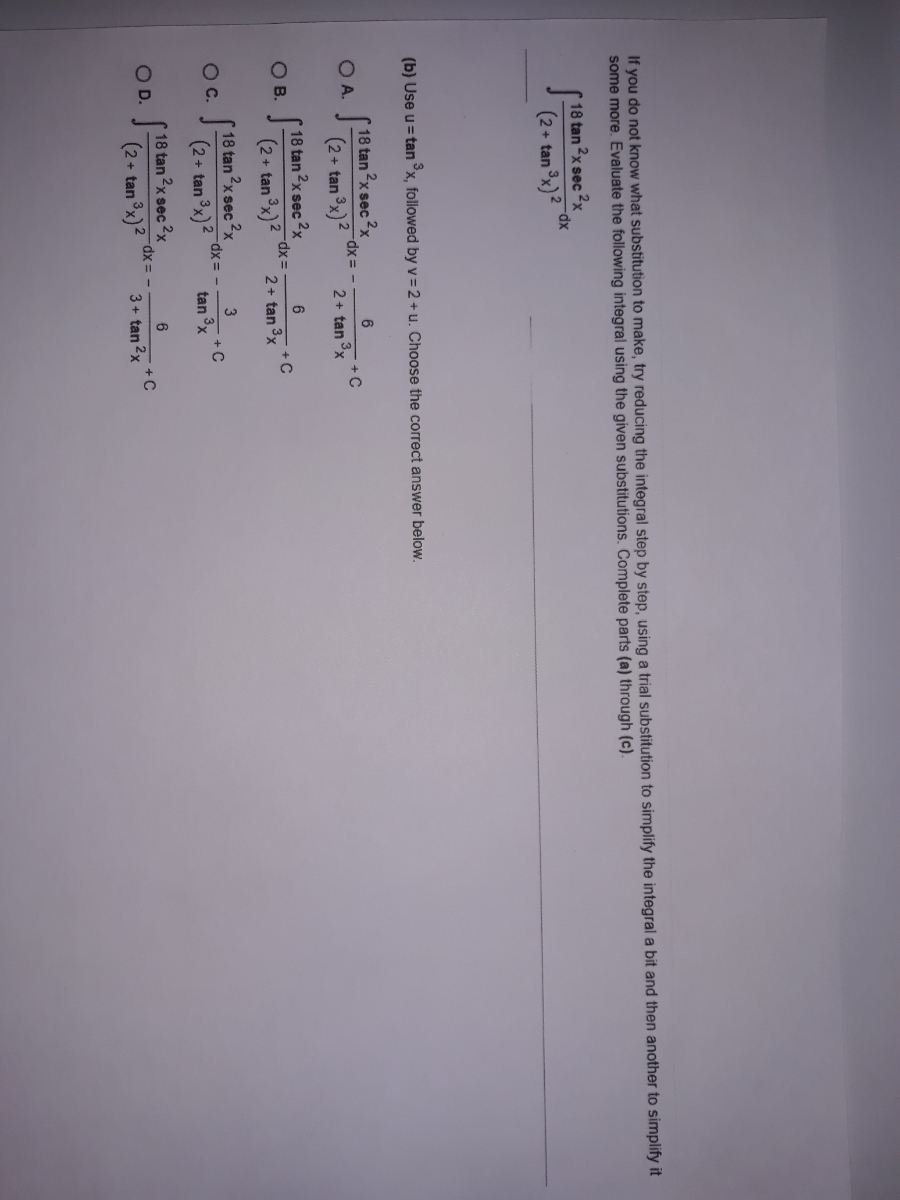 Answered If You Do Not Know What Substitution To Bartleby