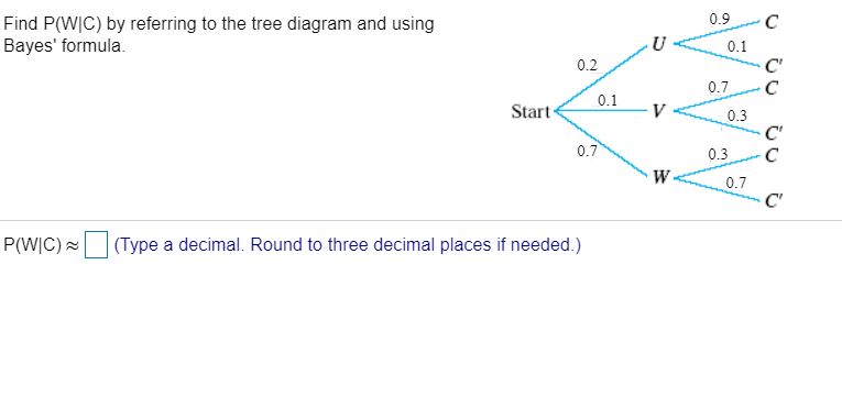 Answered 0 9 C Find P Wic By Referring To The Bartleby