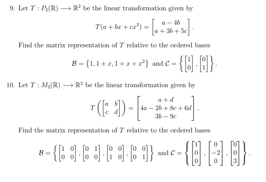 Answered 9 Let T P2 R R Be The Linear Bartleby