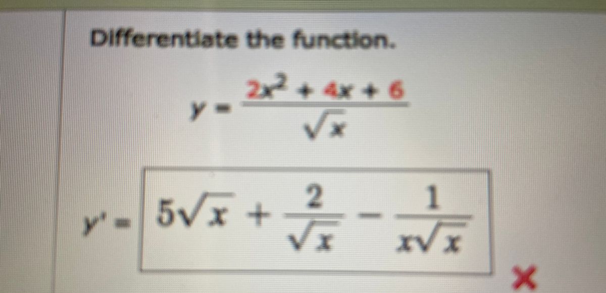 answered-differentiate-the-function-2x2-4x-bartleby