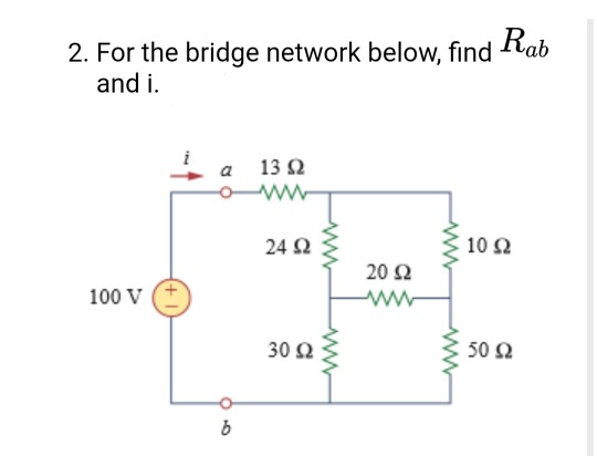 Answered Rab 2 For The Bridge Network Below Bartleby