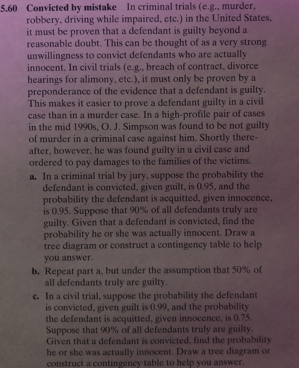 Answered Convicted By Mistake In Criminal Trials Bartleby