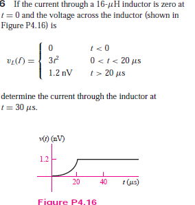 Answered 6 If The Current Through A 16 Uh Bartleby