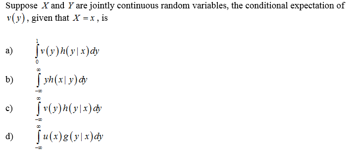 Answered Suppose X And Y Are Jointly Continuous Bartleby