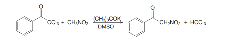 Answered: (CH3)3COK `CCI3 + CH3NO2 CH2NO2 + HCCI3… | bartleby