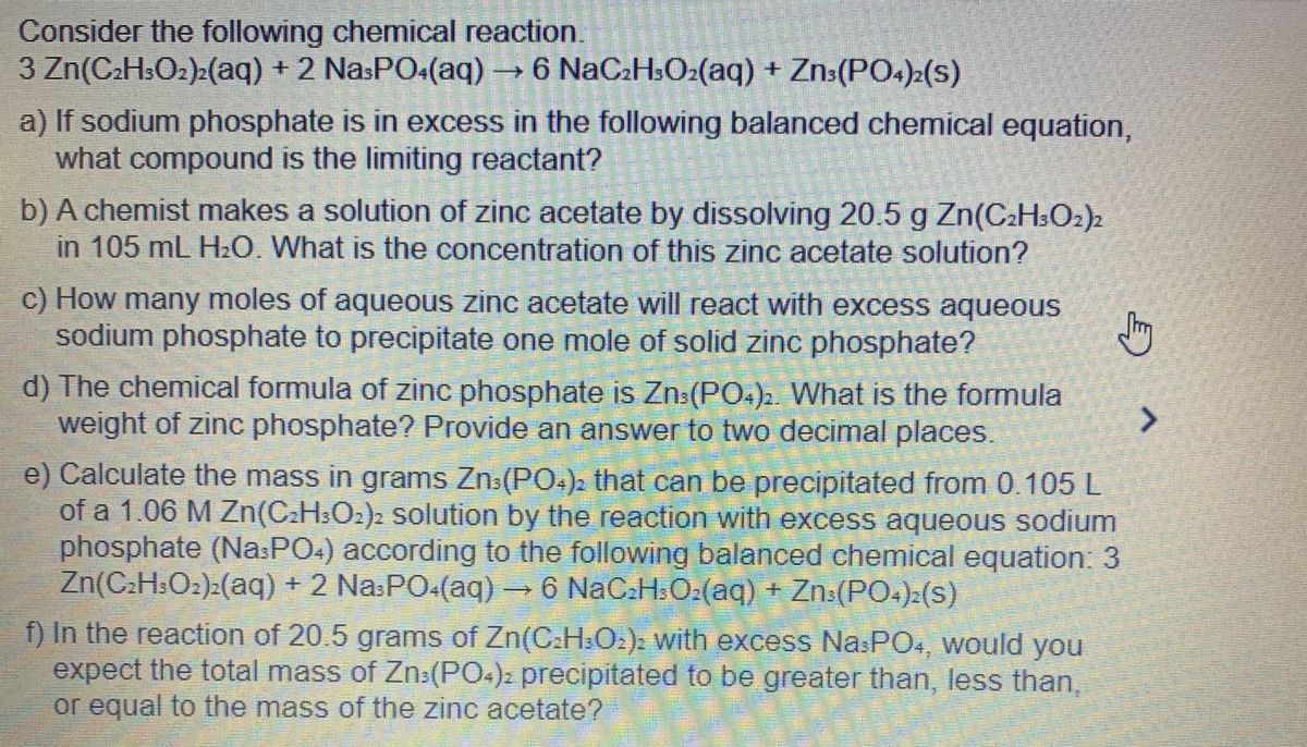 Answered Consider The Following Chemical Bartle