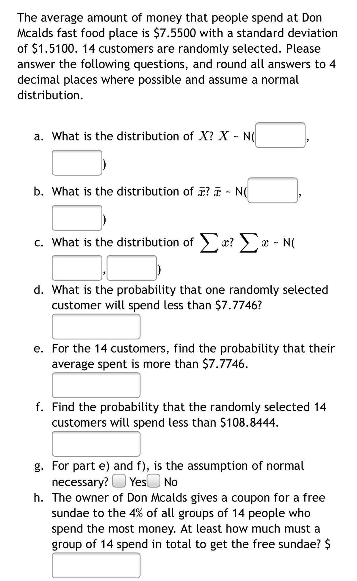 Answered A What Is The Distribution Of X X B Bartleby
