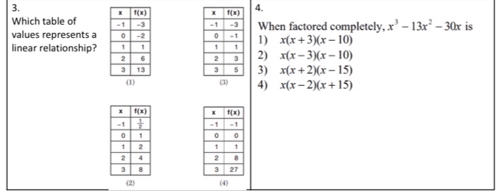 Answered 3 1 X 1 X Which Table Of 3 3 Bartleby