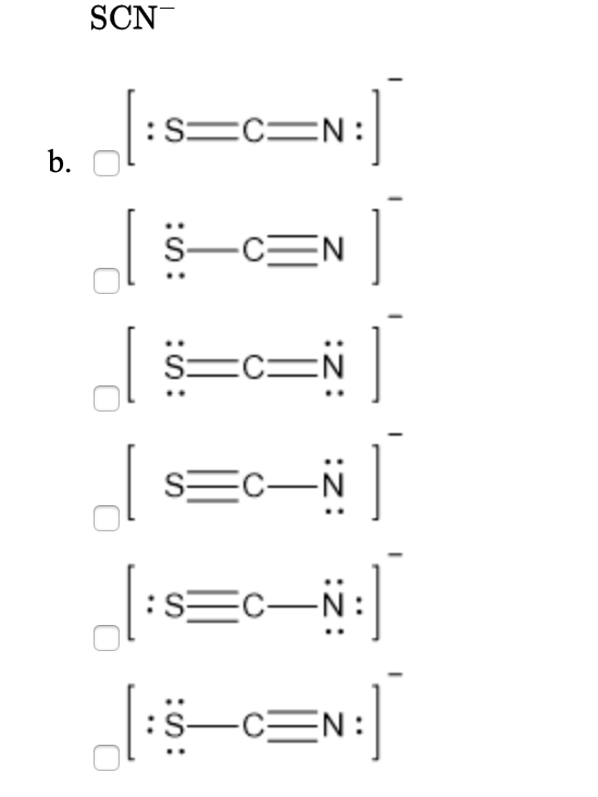 Answered Choose Lewis Structures For The Bartleby