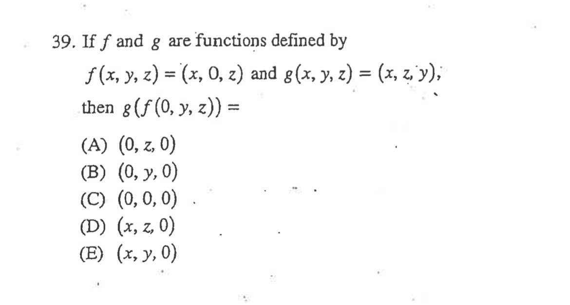 Answered 39 If F And G Are Functions Defined By Bartleby