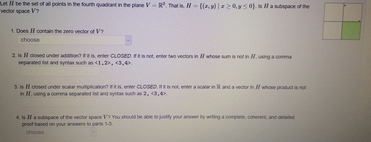 Answered H Be The Set Of All Points In The Bartleby