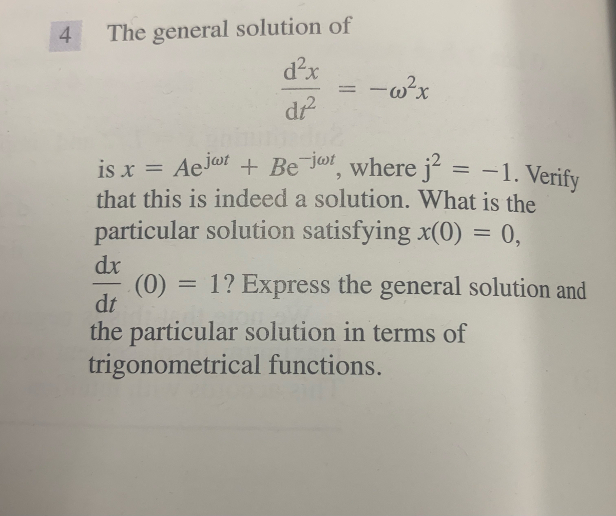 Answered The General D X Dr Sx Ae F Bejor Bartleby