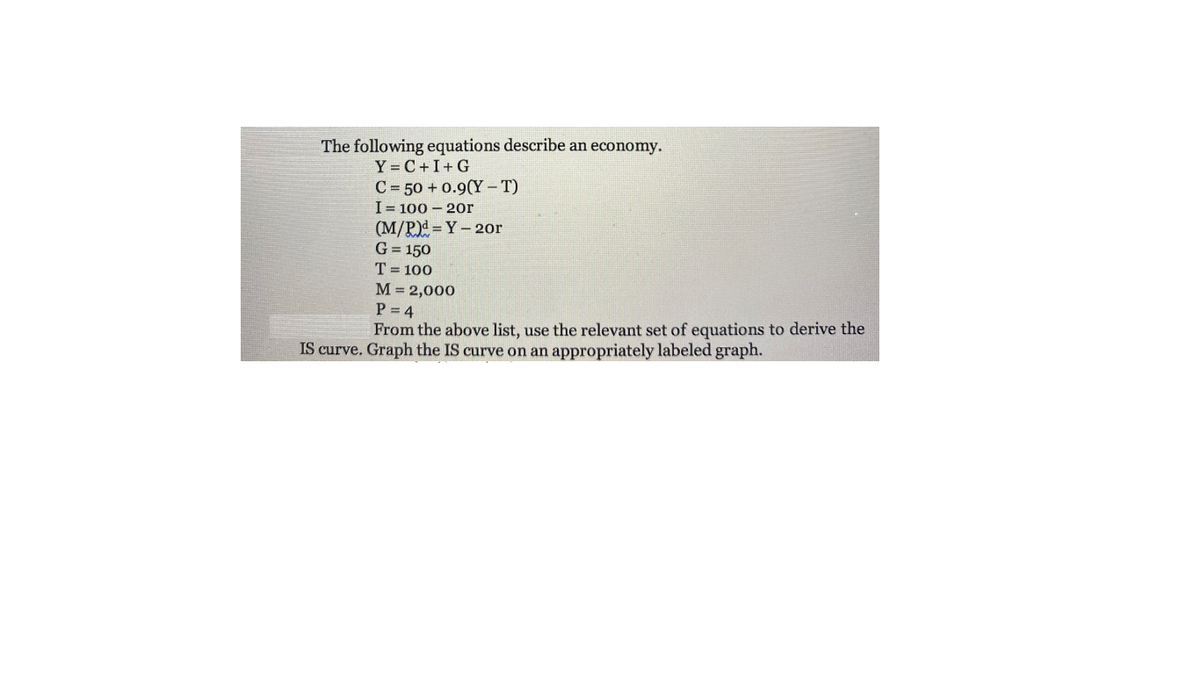 Answered The Following Equations Describe An Bartleby