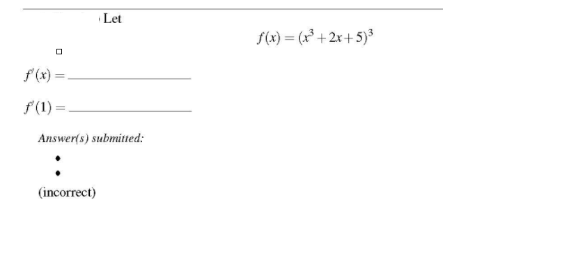 Answered Let F X X 2x 5 3d F X Bartleby