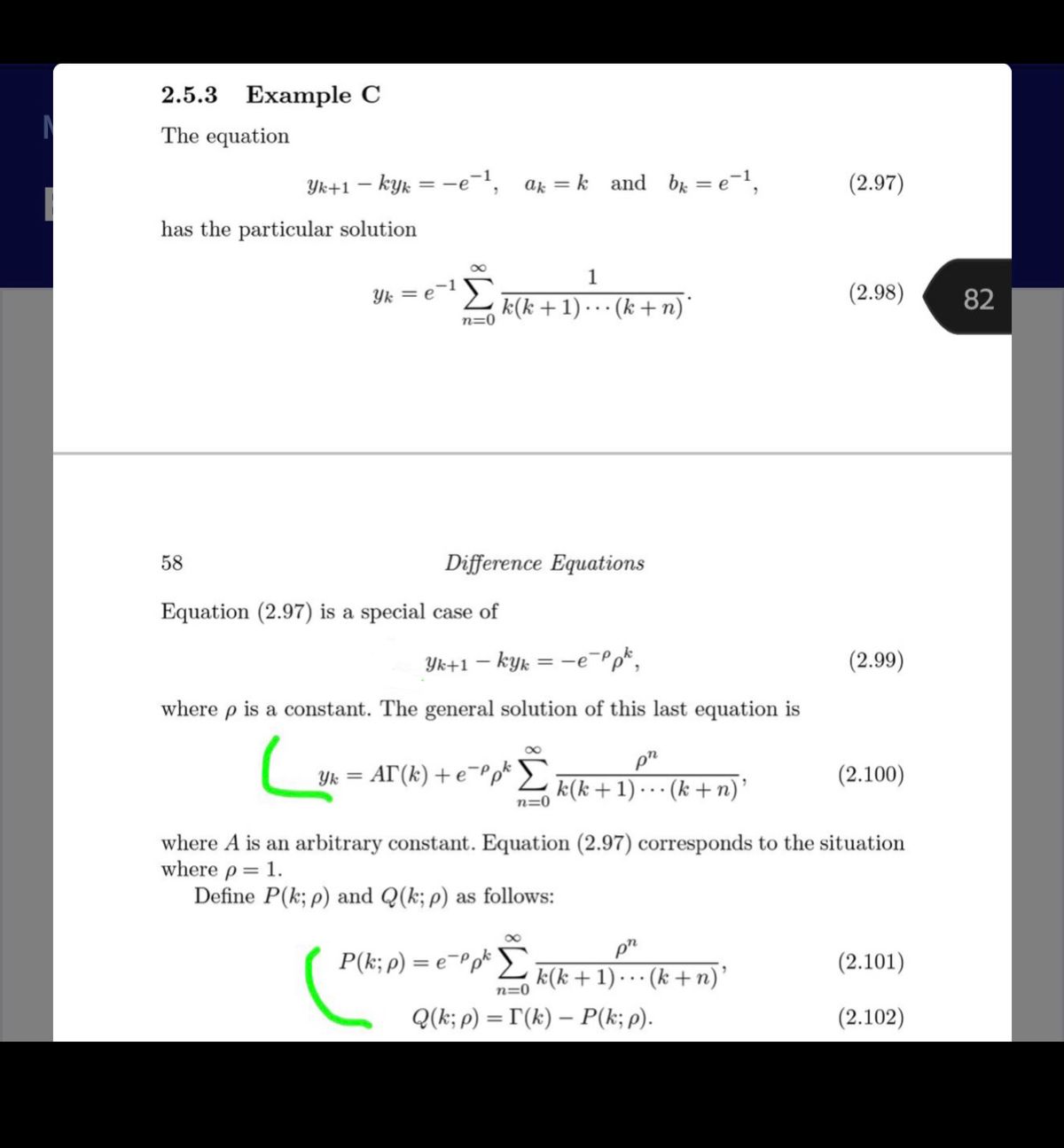 Answered 2 5 3 Example C The Equation Yk 1 Kyk Bartleby