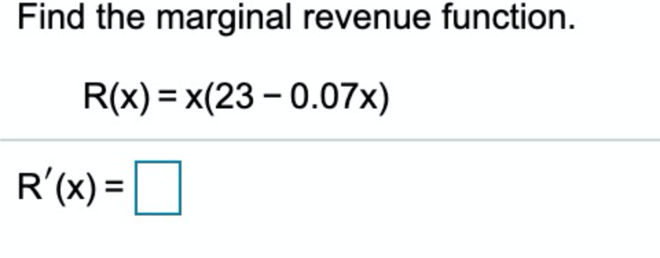 answered-find-the-marginal-revenue-function-bartleby