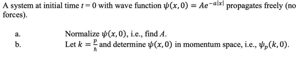 Answered A System At Initial Time T 0 With Wave Bartleby