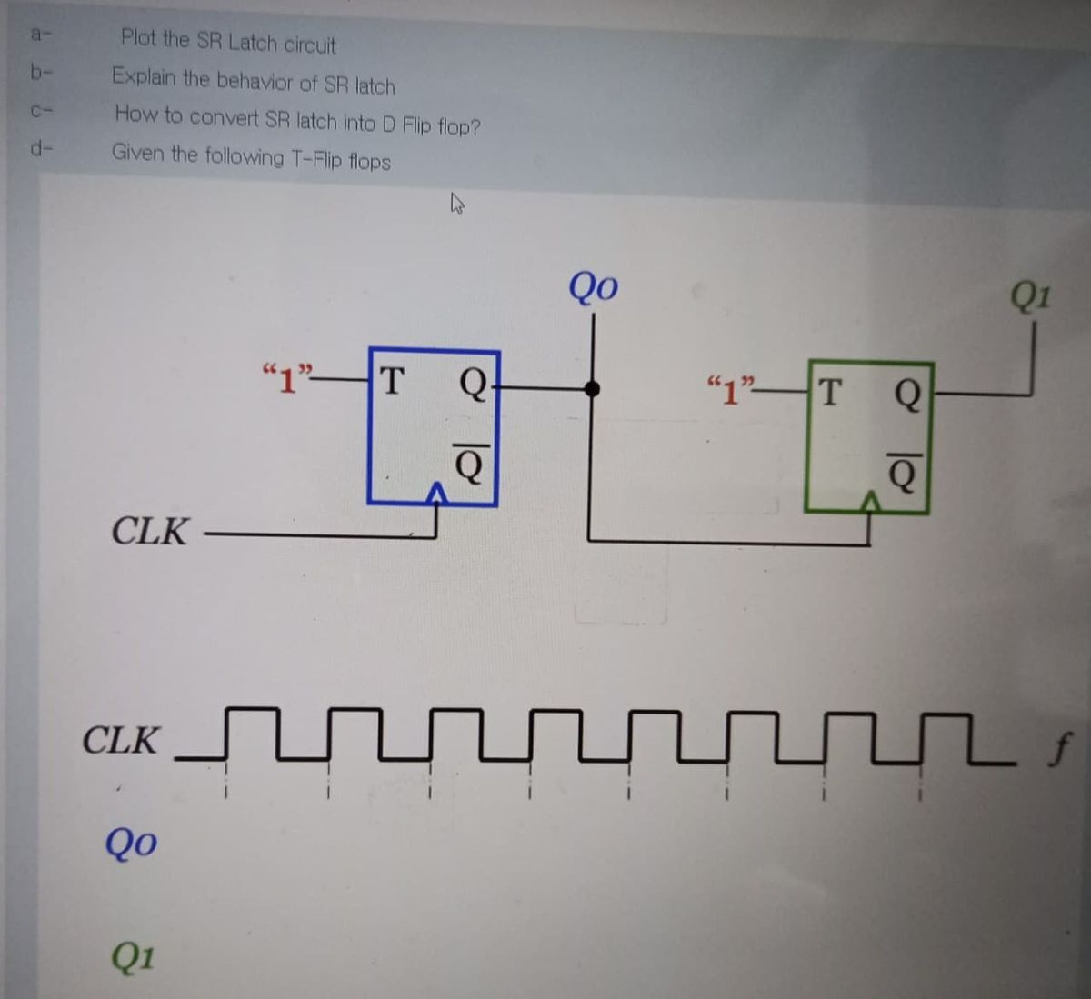 Sr Latch Circuit Diagram 0784