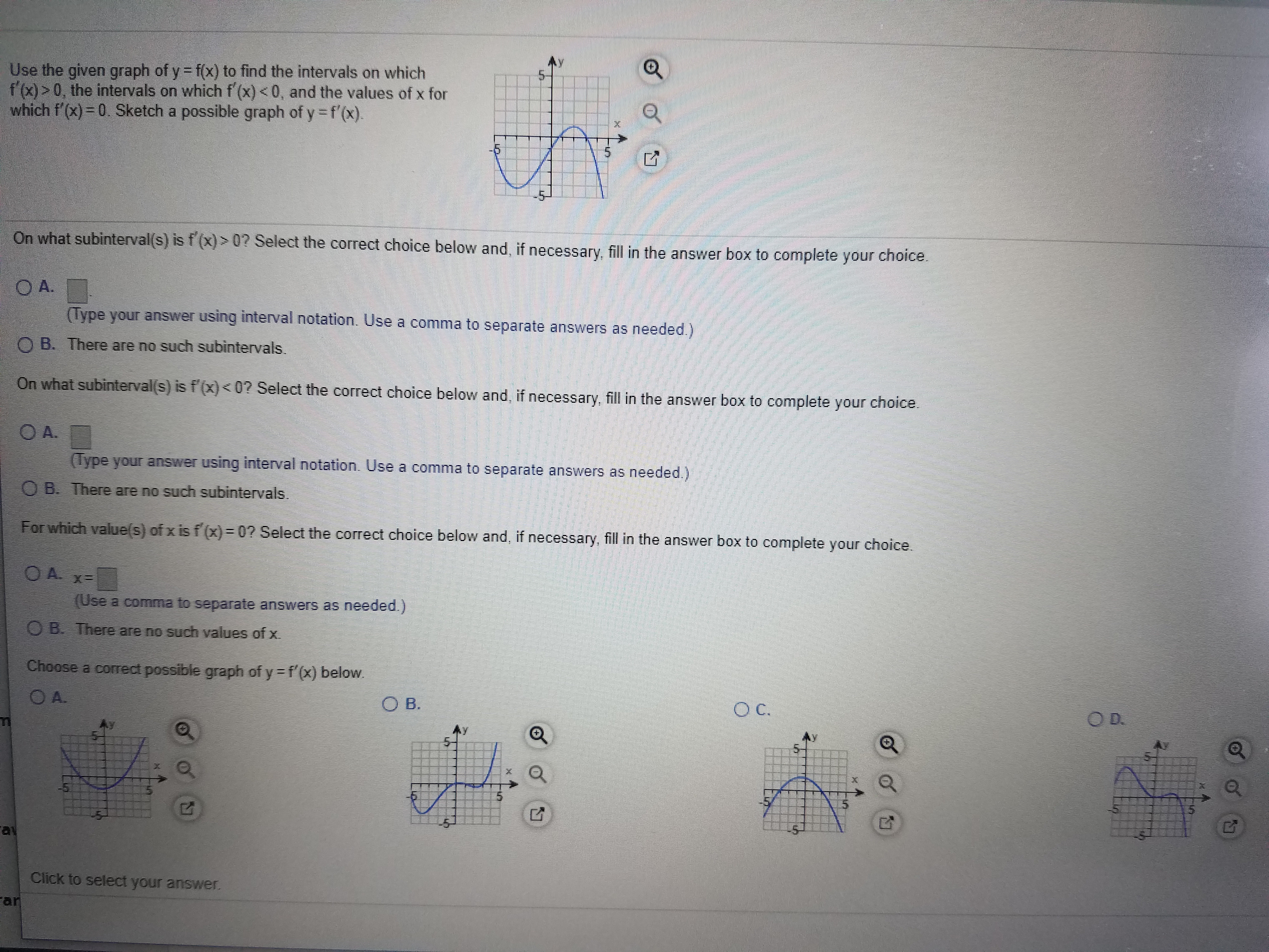 Answered Use The Given Graph Of Y F X To Find Bartleby