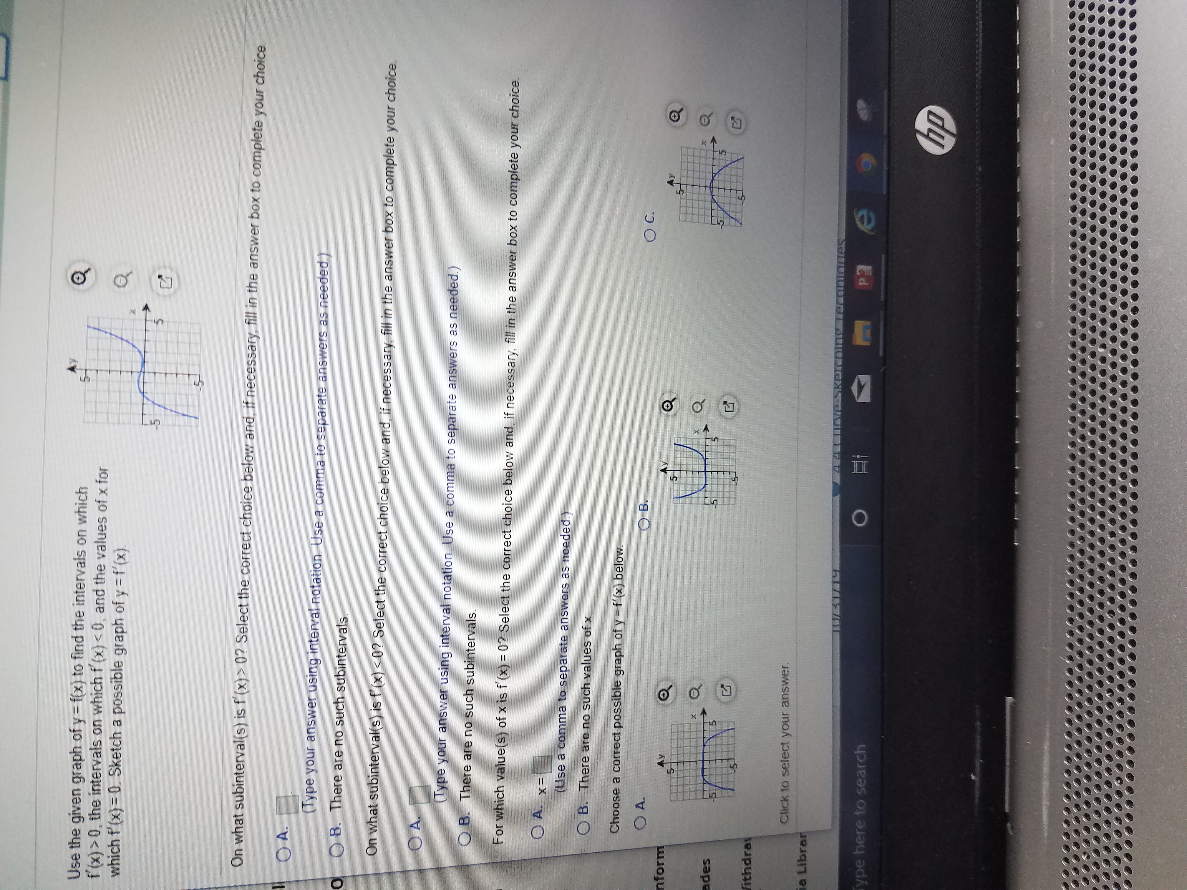 Answered Use The Given Graph Of Y F X To Find Bartleby