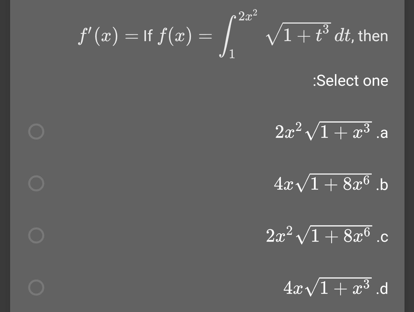 Answered 2x2 F Ae If F X V 1 T Dt Then Bartleby