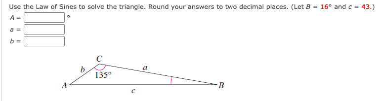 Answered: Use the Law of Sines to solve the… | bartleby