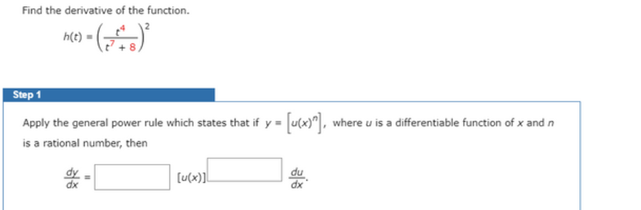 Answered Find The Derivative Of The Function Bartleby