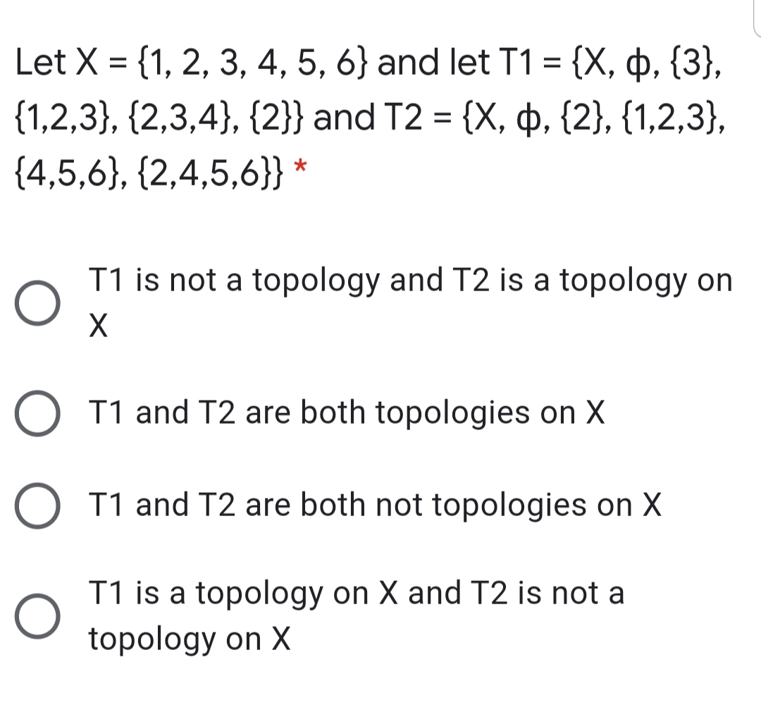 Answered Let X 1 2 3 4 5 6 And Let T1 Bartleby