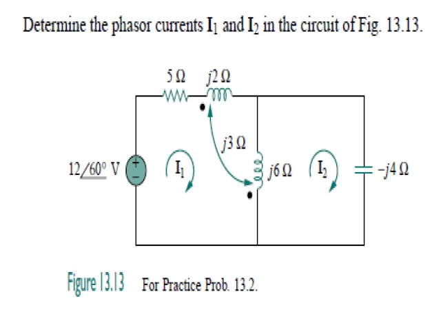 Answered Determine The Phasor Currents Ij And Iz Bartleby